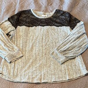 Maurices Heather Gray Knit Sweater